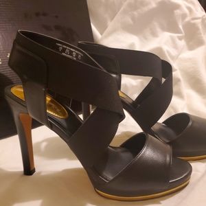 Black Metaphor Milan sandal pumps